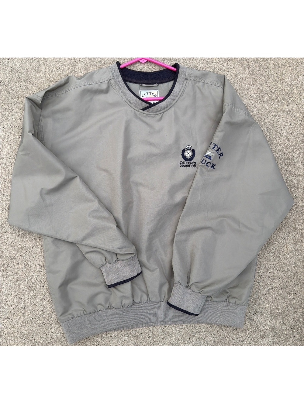 Medium - Men - Cutter & Buck Queen's Harbour Pullover Jacket